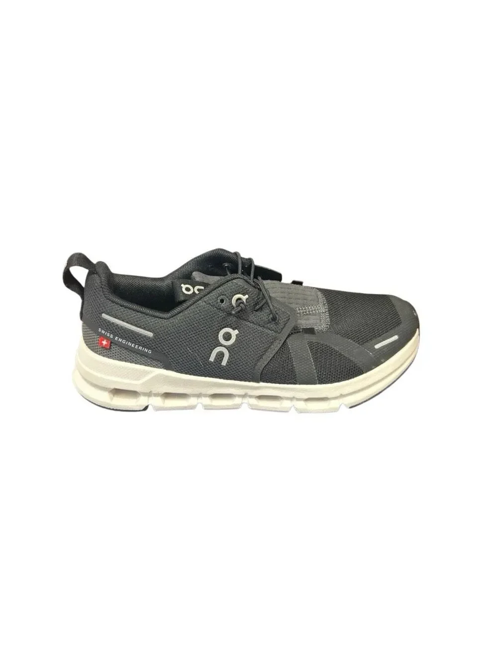 On Cloud Running Shoes Youth 3.5 Black White CloudTec Sneakers